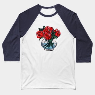 Red Roses Baseball T-Shirt